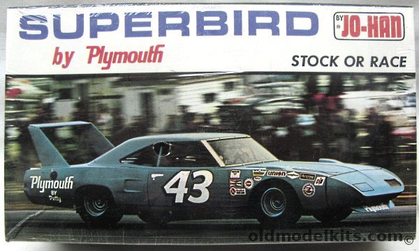 Jo-Han 1/25 Plymouth Superbird - Stock or Racing Versions, GC-1470 plastic model kit